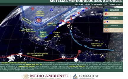 Registran temperaturas de -7 °C en el norte de Sonora