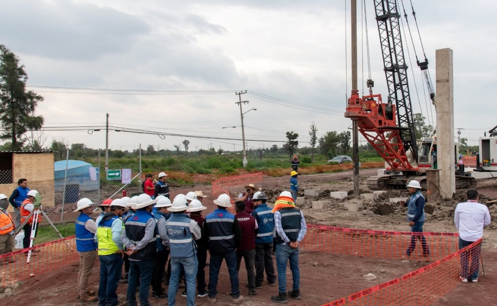 Avanza 21% construcción del puente Peñón-Texcoco–Periférico. Foto: Especial