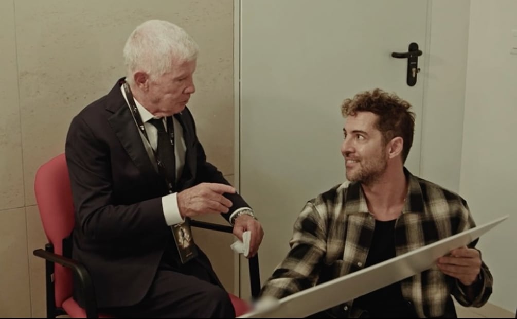 David Bisbal junto a su padre José Bisbal Carrillo.