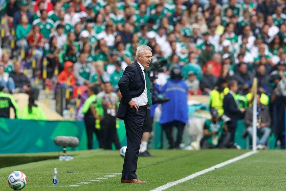 Javier Aguirre con la Selección Mexicana, durante el partido inaugural del Mundial de 2026 ante Sudáfrica - Foto: EFE
