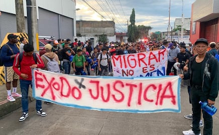 Posibilidad de empleo y repatriación a sus país de origen: Sheinbaum ante nueva caravana migrante; se dirige a la CDMX