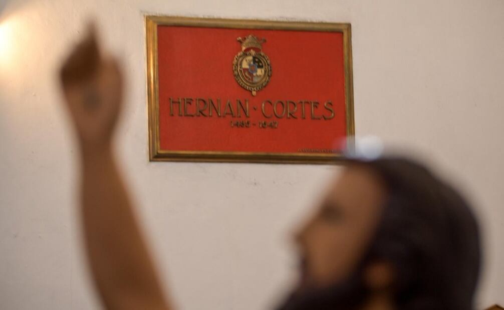 Restos de Hernán Cortés permanecen en la Iglesia de Jesús Nazareno (07/05/2026). Foto: Santiago Cadena / EL UNIVERSAL