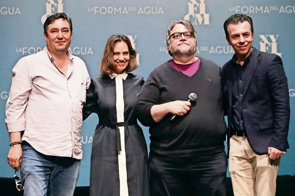 El realizador tapatío platicó con la prensa después de la proyección (BERENICE FREGOSO. EL UNIVERSAL)