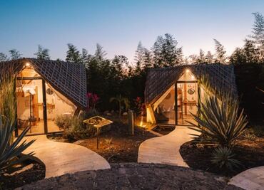 Cuánto cuesta dormir en las cabañas geométricas de Tepoztlán