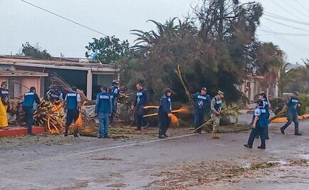 Realizan recuento de daños por ciclón Hilary en Mulegé, Baja California Sur