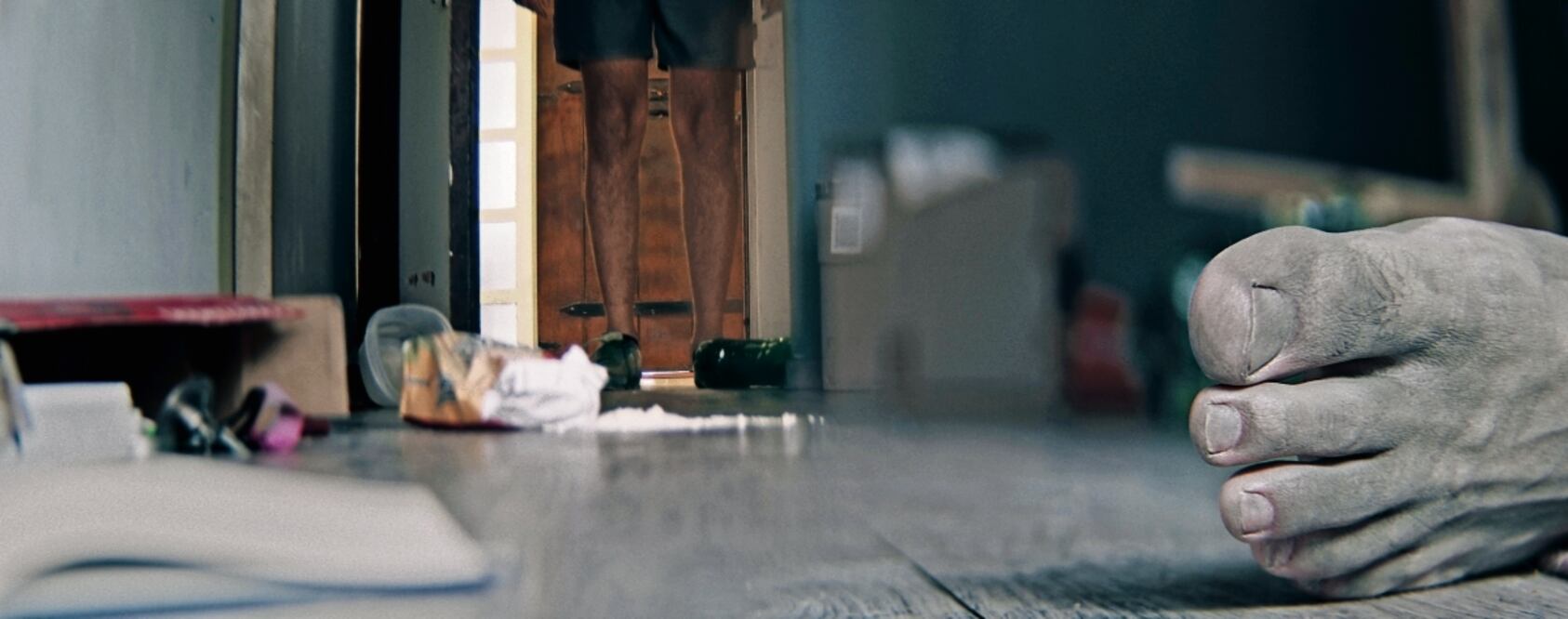 El realizador filmó también en su departamento. Foto: Muérete en casa