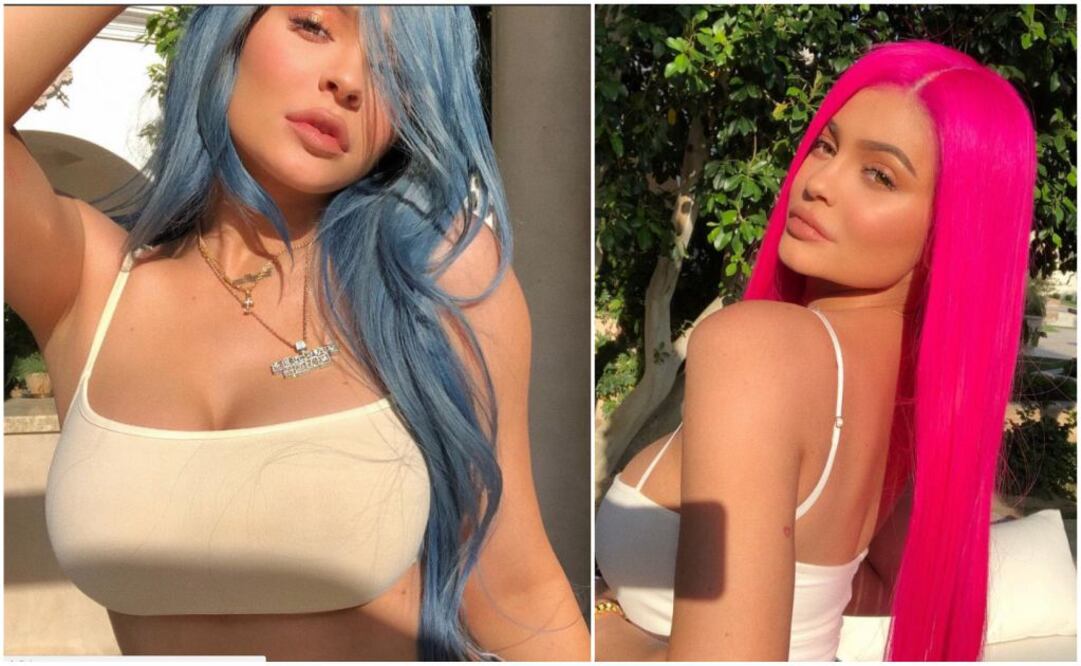 Kylie Jenner ha teñido su cabello de morado, amarillo y hasta verde. (Foto: Instagram/ Kylie Jenner)