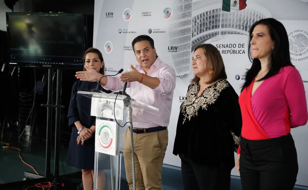 Senadores de Acción Nacional. Foto: Iván Stephens / EL UNIVERSAL 