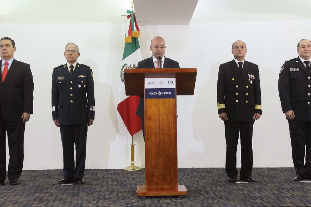 Renato Sales, titular de la CNS, informó sobre la captura de Yhovany Castro Urbano, El Duende, uno de los principales objetivos de la Operación Jalisco (CUARTOSCURO)