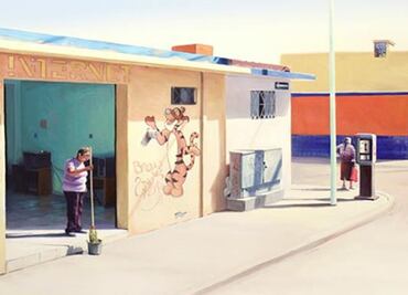 South Korean artist portrays the beauty of daily life in northern Mexico from afar