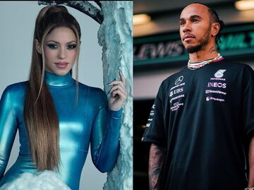 Piloto de la F1 habría sido el "cupido" en la relación de Shakira y Lewis Hamilton