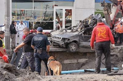 Se abre otro socavón, ahora en Monterrey