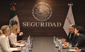 Unión Europea y México abordan coordinación en lucha contra crimen organizado; García Harfuch se reúne con Kaja Kallas