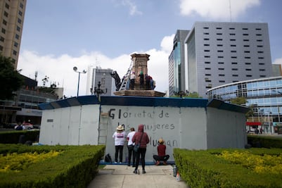 Se analizará si antimonumento feminista se queda en exGlorieta a Colón: Sheinbaum