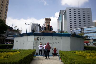 Se analizará si antimonumento feminista se queda en exGlorieta a Colón: Sheinbaum