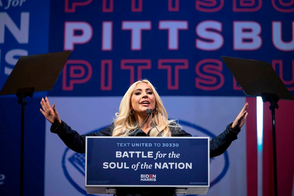 Lady Gaga interpretará el himno nacional en la toma de posesión de Joe Biden. Foto: Archivo AFP