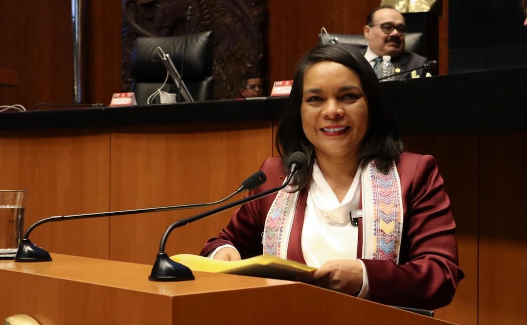 Presidenta de la Comisión de Cultura del Senado, Beatriz Mojica Morga (17/04/2026). Foto: Especial