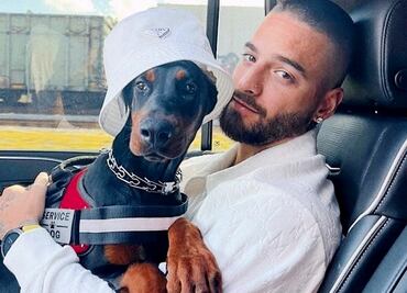 Maluma luce lujosa cadena de diamantes inspirada en su perro