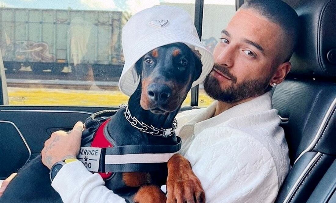 Maluma tiene entre sus joyas con diamantes una cadena inspirada en su perro / Foto: Instagram @maluma