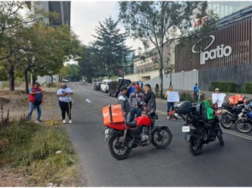 Familiares de Daniel Tadeo se manifiestan en avenida Vasco de Quiroga; exigen que se castigue a la presunta responsable