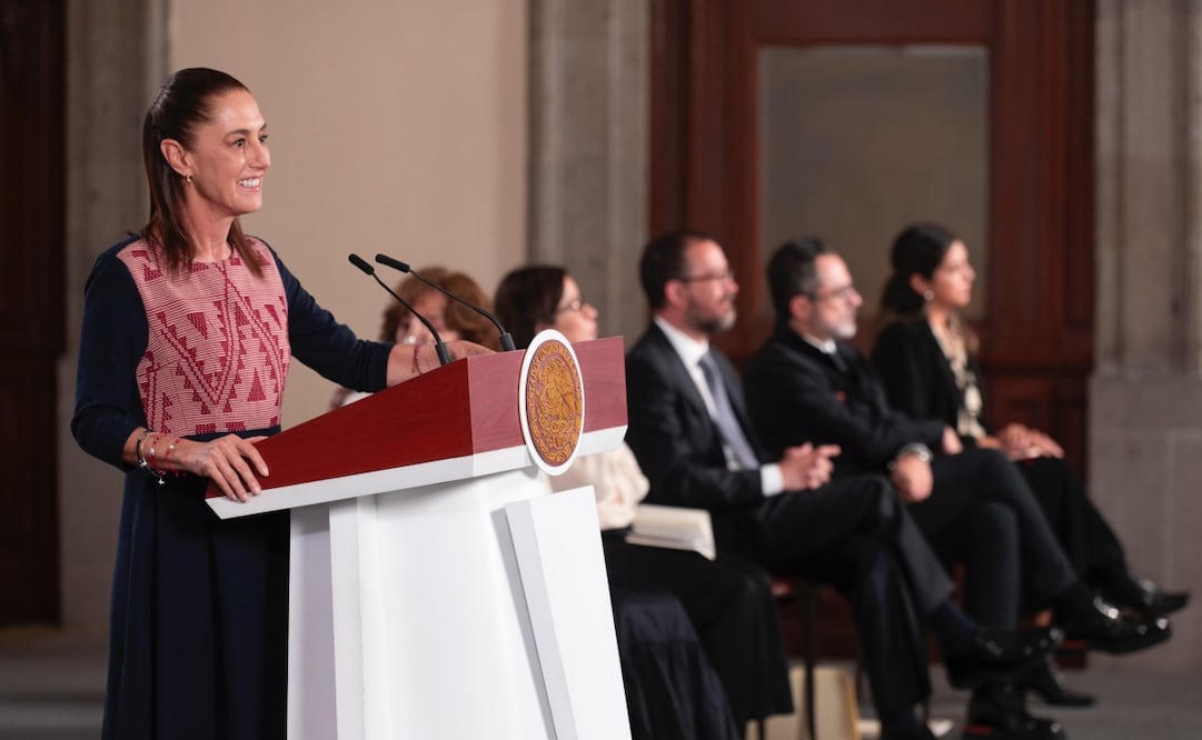 Conferencia matutina de la presidenta Claudia Sheinbaum Pardo en Palacio Nacional el 25 de mayo de 2026. Foto: Presidencia