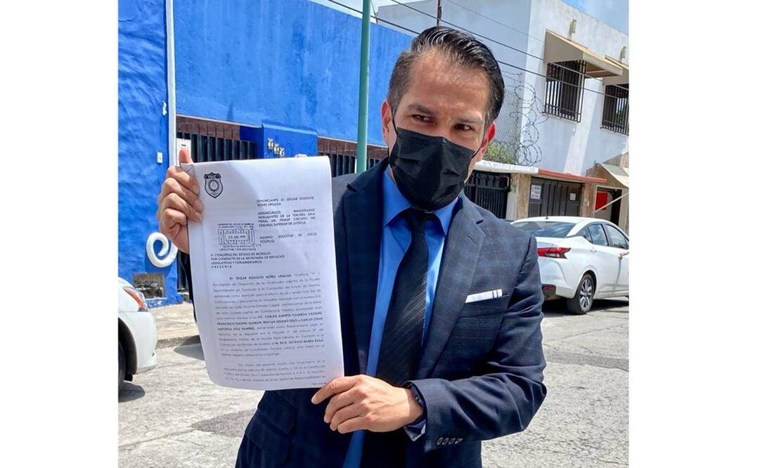 La Fiscalía Anticorrupción presentó solicitud de Juicio Político contra los tres magistrados de la 3a Sala del 1er Distrito Judicial. Foto: @FECC_MORELOS