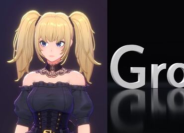 ¿Buscas novia? Grok lanza avatar de IA que puede ser tu pareja