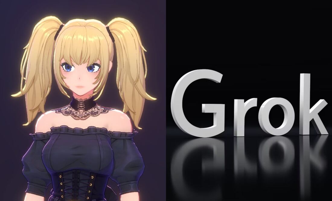 ¿Buscas novia? Grok lanza avatar de IA que puede ser tu pareja. Imagen: especial