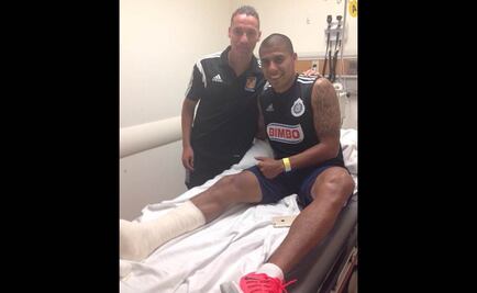 Salcido tiene esguince del tobillo derecho