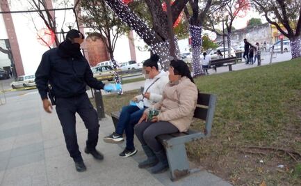 Instalan filtros anti Covid-19 en plaza de Ciudad Victoria, Tamaulipas