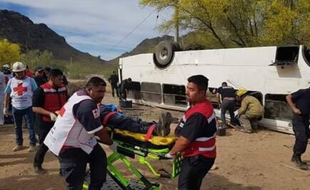 Vuelca camión con cadetes que regresaban de vigilar spring break en Sonora