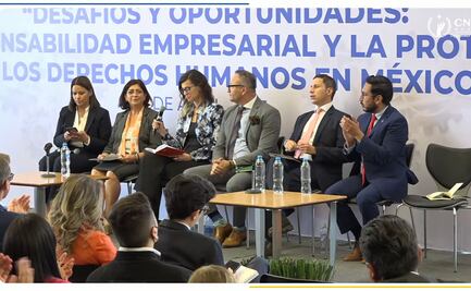 Se realiza foro sobre responsabilidad empresarial y DDHH sin la presencia de titular de CNDH