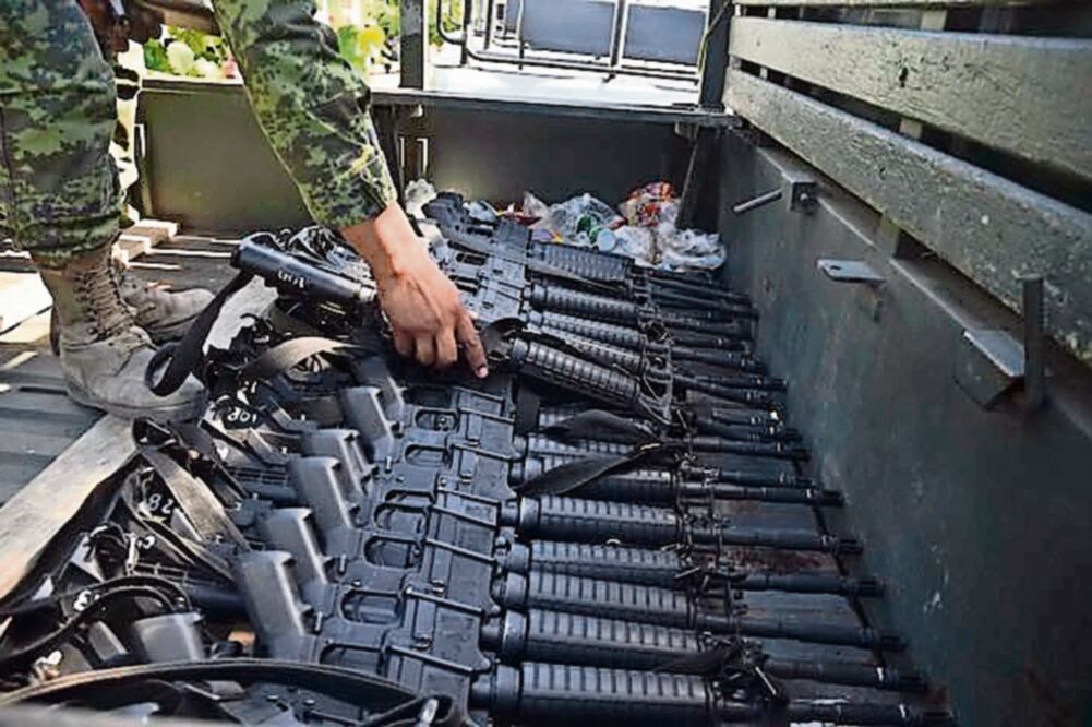 ONG afirman que las cifras oficiales sobre armas decomisadas en el país sólo reflejan una pequeña parte de lo que en realidad se trafica (ARCHIVO EL UNIVERSAL)