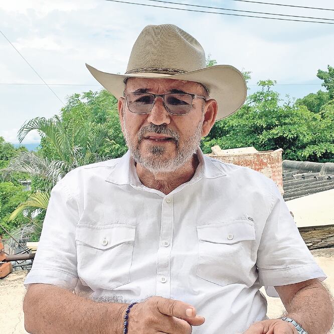 En la foto: Hipólito Mora Chávez, Fundador de las autodefensas en Michoacán. CHARBELL LUCIO. EL UNIVERSAL