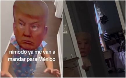 Niña con máscara de Trump amenaza a su mamá con deportarla; video se viraliza en redes sociales