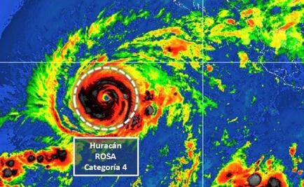 "Rosa" tocaría tierra como tormenta tropical el lunes en Baja California