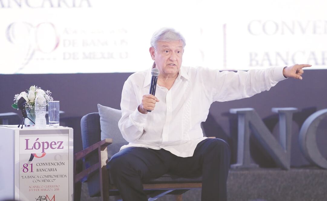 López Obrador, como candidato en 2018. Foto: ARCHIVO EL UNVERSAL
