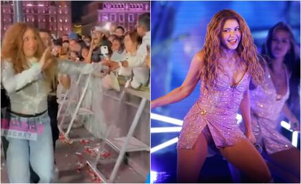Shakibecca, imitadora de Shakira, asiste al Zócalo y fans la saludan como si fuera la auténtica "Loba"