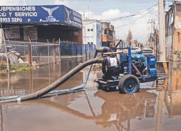 Se inunda Chalco a un día de que opere el colector
