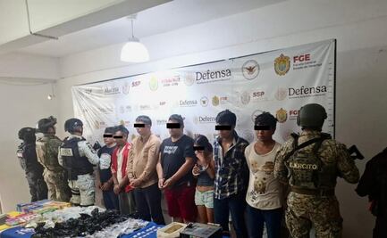Detienen a dos líderes delincuenciales del sur de Veracruz; otros 5 integrantes de su célula criminal son capturados