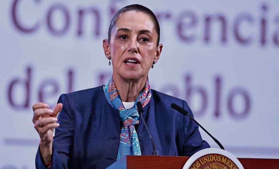 La presidenta Claudia Sheinbaum negó que la Unión Americana le haya pedido la entrada de agentes estadounidenses al país para el combate a narcotraficantes. Foto: Berenice Fregoso / EL UNIVERSAL