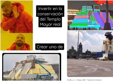 Los mejores memes de la maqueta del Templo Mayor en el Zócalo