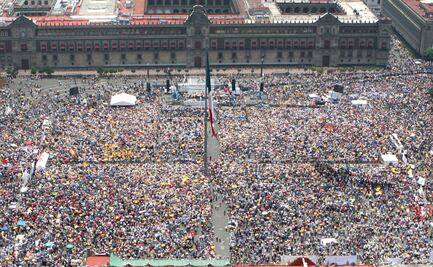 Lo que debes saber de la reunión masiva de AMLO en el Zócalo... el cubrebocas es opcional