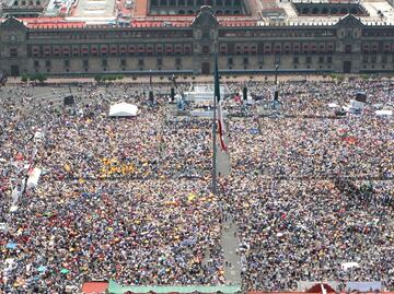 Lo que debes saber de la reunión masiva de AMLO en el Zócalo... el cubrebocas es opcional
