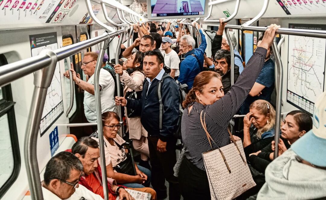 El exceso de afluencia en la Línea 1 del Metro es uno de los eventos por los que se generan retrasos por más de cinco minutos, según datos del propio STC. Foto: GABRIEL PANO. EL UNIVERSAL