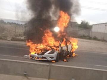 Presunta detención de líder criminal desata balaceras y quema de vehículos en Celaya, Guanajuato