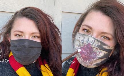 Lanzan cubrebocas “mágicos” de Harry Potter que esconden al mapa merodeador