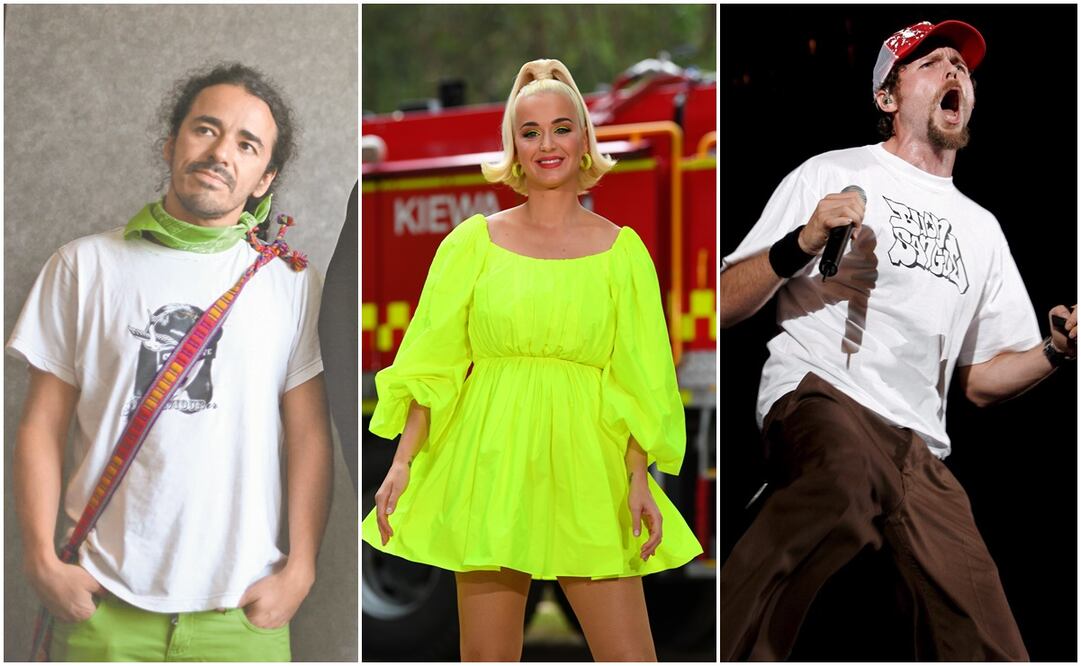 Café Tacvba, Katy Perry y  Jovanotti. Fotos: EFE y archivo