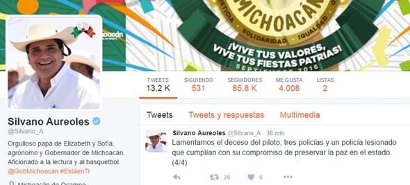 Derriban helicóptero en La Huacana; hay cuatro muertos