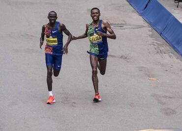 El dramático final del Maratón de Boston del que todos hablan